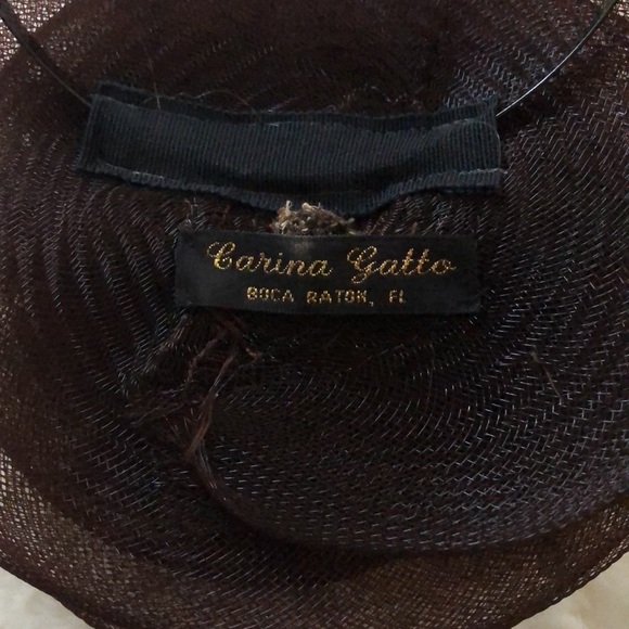 🐎 Handmade feather & netted headband fascinator, slide for position - Picture 4 of 6